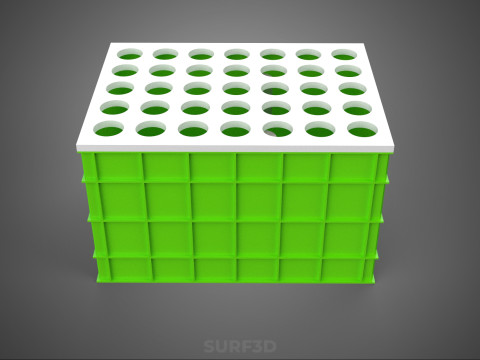 АЕРОПОНІЧНИЙ ВЕРТИКАЛЬНИЙ СІЛЬСЬКОГОСПОДАРСЬКИЙ МОДУЛЬ КАМЕРИ ДЛЯ ВИРОЩУВАННЯ РОСЛИН МОДУЛЬ ОТВОРИВ 3D Модель