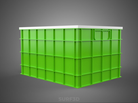 АЕРОПОНІЧНИЙ ВЕРТИКАЛЬНИЙ СІЛЬСЬКОГОСПОДАРСЬКИЙ МОДУЛЬ КАМЕРИ ДЛЯ ВИРОЩУВАННЯ РОСЛИН МОДУЛЬ ОТВОРИВ 3D Модель