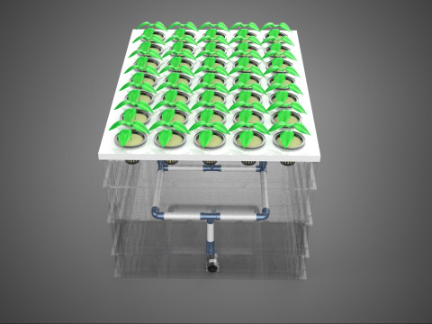 SISTEMA DE PULVERIZAÇÃO DE ENTREGA DE NUTRIENTES PARA CÂMARA DE NÉVOA DE FAZENDA AEROPÔNICA Modelo 3D