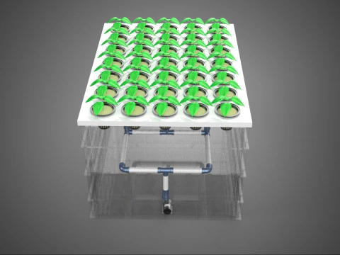 AEROPONIC FARM MISTING CHAMBER NUTRIENT DELIVERY SPRAYER SYSTEM 3D Model