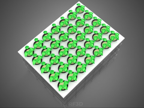 SISTEMA DE PULVERIZAÇÃO DE ENTREGA DE NUTRIENTES PARA CÂMARA DE NÉVOA DE FAZENDA AEROPÔNICA Modelo 3D