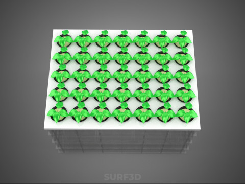 SISTEMA DE PULVERIZAÇÃO DE ENTREGA DE NUTRIENTES PARA CÂMARA DE NÉVOA DE FAZENDA AEROPÔNICA Modelo 3D