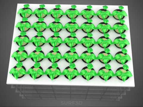 SISTEMA DE PULVERIZAÇÃO DE ENTREGA DE NUTRIENTES PARA CÂMARA DE NÉVOA DE FAZENDA AEROPÔNICA Modelo 3D