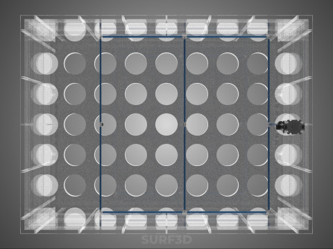 TATA LETAK PENYEMPROTAN SELANG IRIGASI BUDIDAYA LUBANG TANAMAN AEROPONIK Model 3D