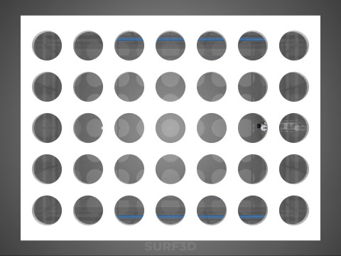 TATA LETAK PENYEMPROTAN SELANG IRIGASI BUDIDAYA LUBANG TANAMAN AEROPONIK Model 3D