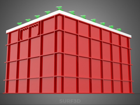 Semis aéroponiques hydroponiques, pousses d'arbre, plateau de plantation, tasse en filet Modèle 3D