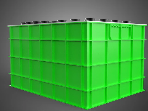 VERTICAL AEROPONIC FARMING PLANT GROWTH CHAMBER BOX HOLES MODULE 3D Model