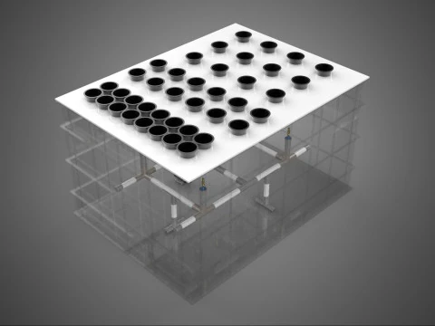 FARM GARDEN AEROPONIC MISTING CHAMBER NUTRIENT DELIVERY SPRAYER 3D Model