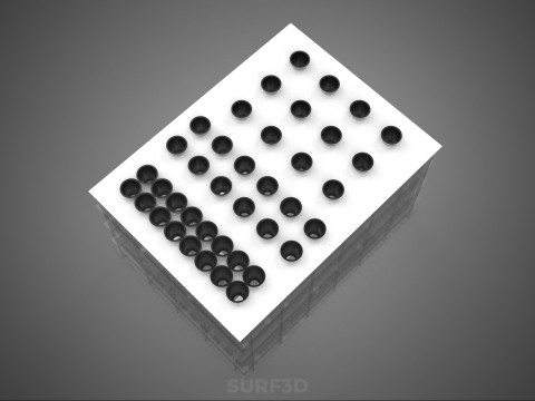 फार्म गार्डन एरोपोनिक मिस्टिंग चैम्बर पोषक तत्व वितरण स्प्रेयर 3D मॉडल