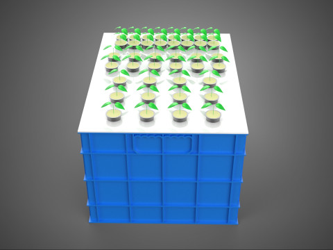 ZBIORNIK NA WODĘ POJEMNIK DO PRZECHOWYWANIA AEROPONICZNA FARMA ROŚLIN Model 3D