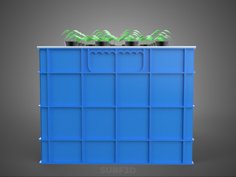 ZBIORNIK NA WODĘ POJEMNIK DO PRZECHOWYWANIA AEROPONICZNA FARMA ROŚLIN Model 3D