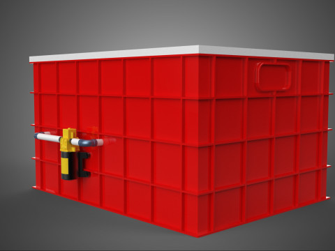 BEWÄSSERUNGSROHR SPRÜHEN LAYOUT AEROPONIC PFLANZENLOCHKULTIVIERUNG 3D Modell