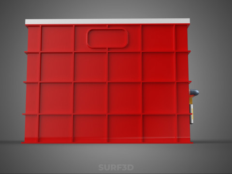 BEWÄSSERUNGSROHR SPRÜHEN LAYOUT AEROPONIC PFLANZENLOCHKULTIVIERUNG 3D Modell