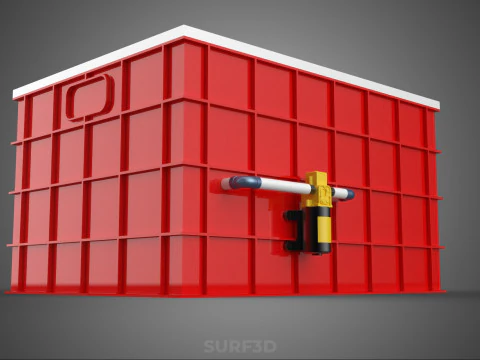 IRRIGATION PIPE SPRAYING LAYOUT AEROPONIC PLANT HOLE CULTIVATION 3D Model