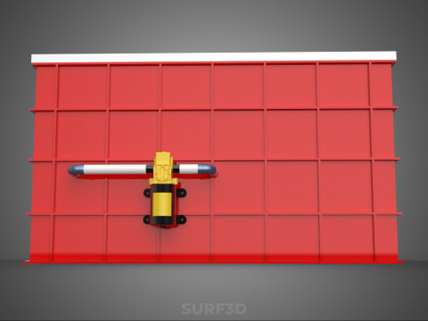 BEWÄSSERUNGSROHR SPRÜHEN LAYOUT AEROPONIC PFLANZENLOCHKULTIVIERUNG 3D Modell