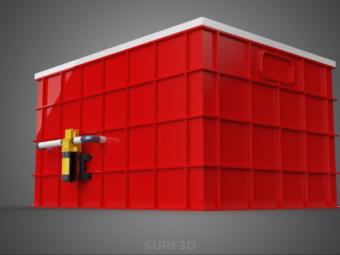 BEWÄSSERUNGSROHR SPRÜHEN LAYOUT AEROPONIC PFLANZENLOCHKULTIVIERUNG 3D Modell