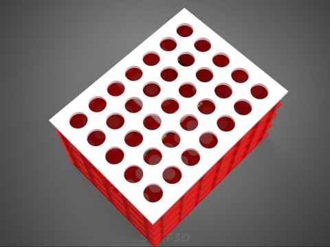 BEWÄSSERUNGSROHR SPRÜHEN LAYOUT AEROPONIC PFLANZENLOCHKULTIVIERUNG 3D Modell