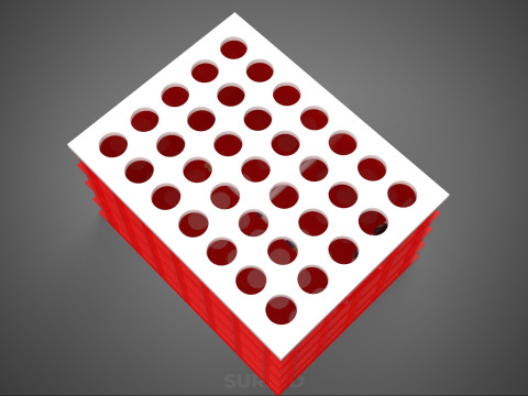 BEWÄSSERUNGSROHR SPRÜHEN LAYOUT AEROPONIC PFLANZENLOCHKULTIVIERUNG 3D Modell