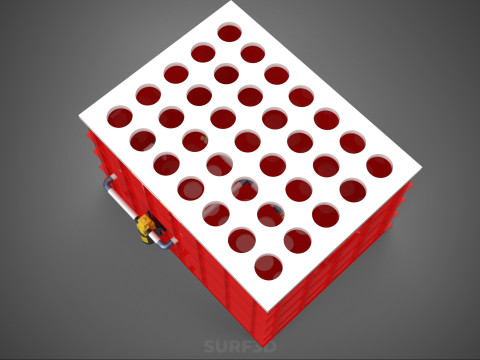 BEWÄSSERUNGSROHR SPRÜHEN LAYOUT AEROPONIC PFLANZENLOCHKULTIVIERUNG 3D Modell