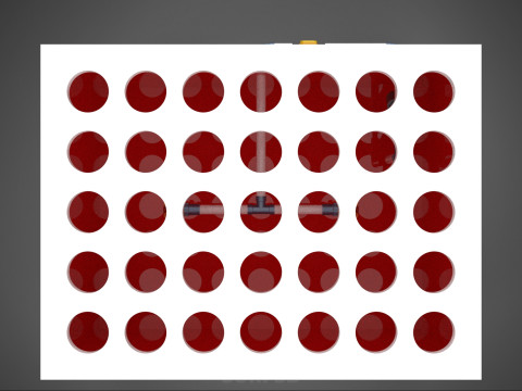 BEWÄSSERUNGSROHR SPRÜHEN LAYOUT AEROPONIC PFLANZENLOCHKULTIVIERUNG 3D Modell
