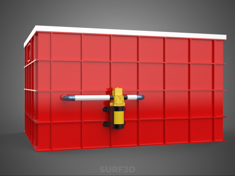 BEWÄSSERUNGSROHR SPRÜHEN LAYOUT AEROPONIC PFLANZENLOCHKULTIVIERUNG 3D Modell