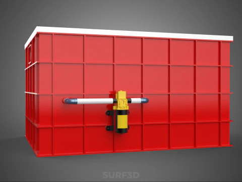 IRRIGATION PIPE SPRAYING LAYOUT AEROPONIC PLANT HOLE CULTIVATION 3D Model