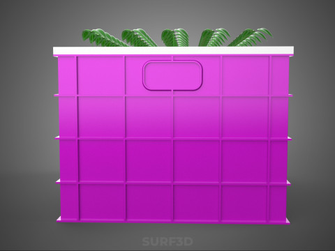 हाइड्रोपोनिक्स एरोपोनिक्स डीडब्ल्यूसी का बढ़ता क्लोन स्टेशन धुंध पंप चक्र 3D मॉडल