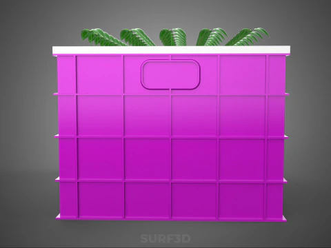 HYDROPONICS AEROPONICS DWC GROWING CLONE STATION MIST PUMP CYCLE 3D Model