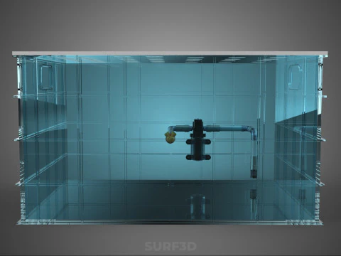 GRID ARRAY PLANTS HYDROPONIC AEROPONIC STATION MIST PUMP SPRAYER 3D Model