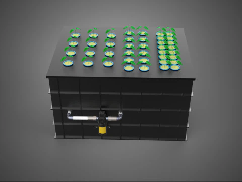 AEROPONIC HYDROPONIC CLONING CLONE CLONER PLANT MACHINE SYSTEM 3D Model