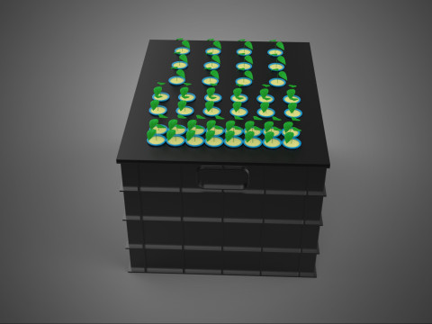 SISTEMA DE MÁQUINA DE PLANTA DE CLONAGEM HIDROPÔNICA AEROPÔNICA Modelo 3D