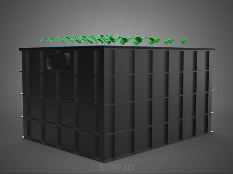 AEROPONIC HYDROPONIC CLONING CLONE CLONER PLANT MACHINE SYSTEM 3D Model