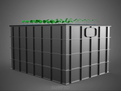 AEROPONIC HYDROPONIC CLONING CLONE CLONER PLANT MACHINE SYSTEM 3D Model