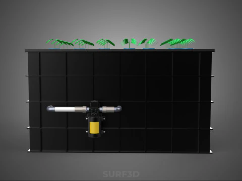 AEROPONIC HYDROPONIC CLONING CLONE CLONER PLANT MACHINE SYSTEM 3D Model