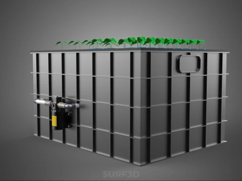 AEROPONIC HYDROPONIC CLONING CLONE CLONER PLANT MACHINE SYSTEM 3D Model
