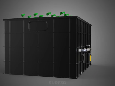 AEROPONIC HYDROPONIC CLONING CLONE CLONER PLANT MACHINE SYSTEM 3D Model