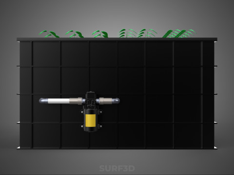 SISTEMA DE MÁQUINA DE PLANTA DE CLONAGEM HIDROPÔNICA AEROPÔNICA Modelo 3D