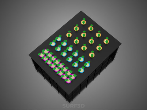 Automatisches aeroponisches Klonstations-Pflanzenspray-Klon-Kloner-Set 3D Modell