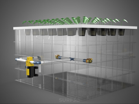 KIT DE NÉVOA DO BICO DE NÉVOA DE CONFIGURAÇÃO DE PROPAGAÇÃO AEROPÔNICA DE ALTA PRESSÃO Modelo 3D