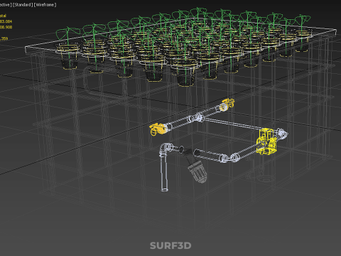 KIT DE NÉVOA DO BICO DE NÉVOA DE CONFIGURAÇÃO DE PROPAGAÇÃO AEROPÔNICA DE ALTA PRESSÃO Modelo 3D
