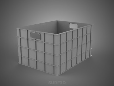 STANDARD GIALLO VIOLA ARANCIONE BIANCO NERO GRIGIO SCATOLA IN PLASTICA Modello 3D