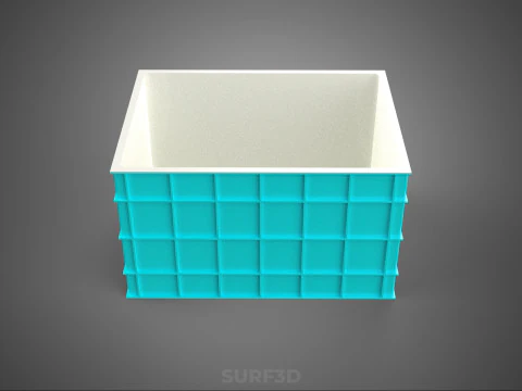 ИЗОЛИРОВАННАЯ ПЛАСТИКОВАЯ КОРОБКА ДЛЯ ЛЕДЯНОГО ХРАНЕНИЯ ЯЩИК КОНТЕЙНЕРНАЯ КАМЕРА ДЛЯ ХРАНЕНИЯ 3D Модель