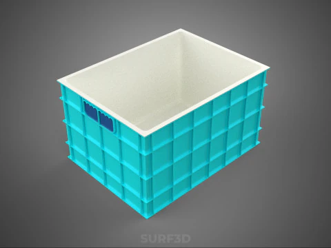 ИЗОЛИРОВАННАЯ ПЛАСТИКОВАЯ КОРОБКА ДЛЯ ЛЕДЯНОГО ХРАНЕНИЯ ЯЩИК КОНТЕЙНЕРНАЯ КАМЕРА ДЛЯ ХРАНЕНИЯ 3D Модель