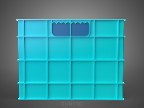 CHAMBRE ISOLÉE DE CONTENEUR DE STOCKAGE DE CAISSE DE GLAÇIÈRE EN PLASTIQUE Modèle 3D