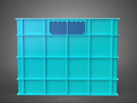 ИЗОЛИРОВАННАЯ ПЛАСТИКОВАЯ КОРОБКА ДЛЯ ЛЕДЯНОГО ХРАНЕНИЯ ЯЩИК КОНТЕЙНЕРНАЯ КАМЕРА ДЛЯ ХРАНЕНИЯ 3D Модель