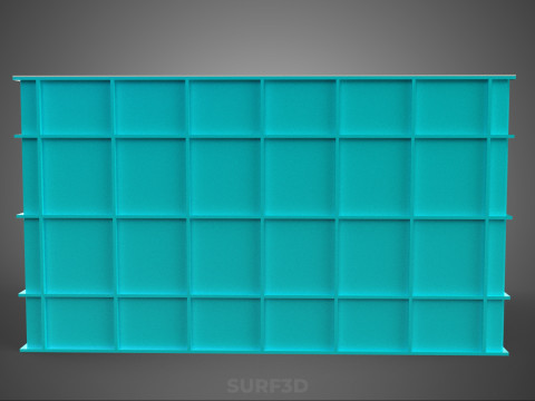 CHAMBRE ISOLÉE DE CONTENEUR DE STOCKAGE DE CAISSE DE GLAÇIÈRE EN PLASTIQUE Modèle 3D