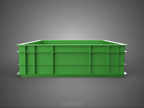 ЗЕЛЕНИЙ ПЛАСТИКОВИЙ ЯЩИК ДЛЯ ЗБЕРІГАННЯ ІНСТРУМЕНТІВ МАЙСТЕРНЯ ІНСТРУМЕНТИ ГАРАЖ ЗАПЧАСТИНА 3D Модель