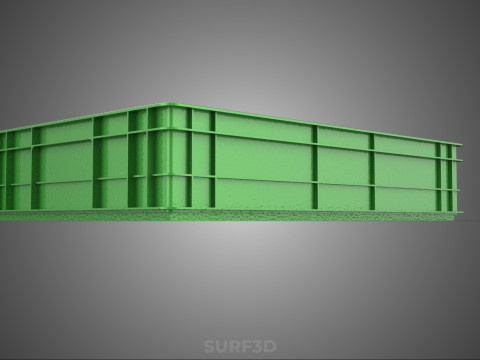 ЗЕЛЕНИЙ ПЛАСТИКОВИЙ ЯЩИК ДЛЯ ЗБЕРІГАННЯ ІНСТРУМЕНТІВ МАЙСТЕРНЯ ІНСТРУМЕНТИ ГАРАЖ ЗАПЧАСТИНА 3D Модель