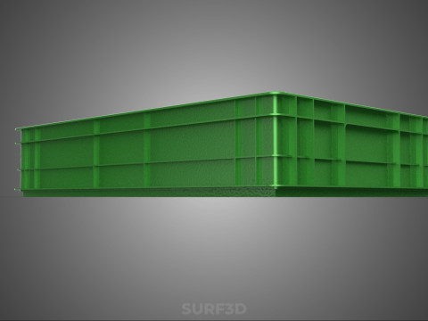 ЗЕЛЕНИЙ ПЛАСТИКОВИЙ ЯЩИК ДЛЯ ЗБЕРІГАННЯ ІНСТРУМЕНТІВ МАЙСТЕРНЯ ІНСТРУМЕНТИ ГАРАЖ ЗАПЧАСТИНА 3D Модель