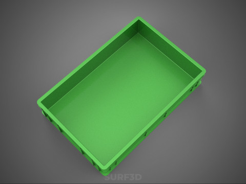 ЗЕЛЕНИЙ ПЛАСТИКОВИЙ ЯЩИК ДЛЯ ЗБЕРІГАННЯ ІНСТРУМЕНТІВ МАЙСТЕРНЯ ІНСТРУМЕНТИ ГАРАЖ ЗАПЧАСТИНА 3D Модель